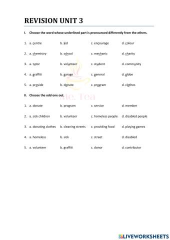 Grade 6 - Revision Unit 3 (1)