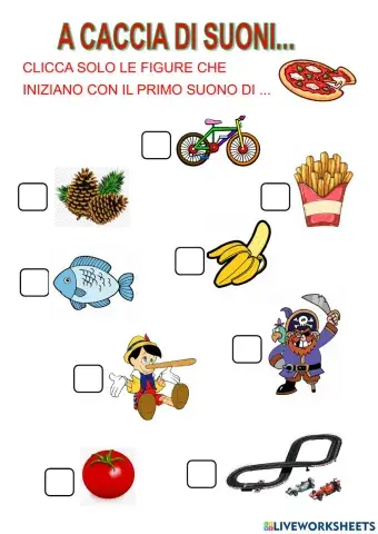 A caccia di suoni iniziali 2