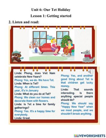 Unit 6 -Lesson 1 Exercises