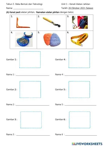 Unit 1 - Kenali Alatan Jahitan