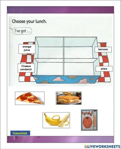 Y1 U4 TBp 47 Lunchtime Choose your lunch Reading