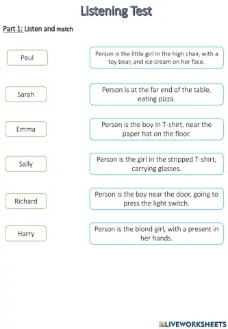 Listening Practice (M-25)