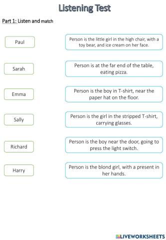 Listening Practice (M-25)