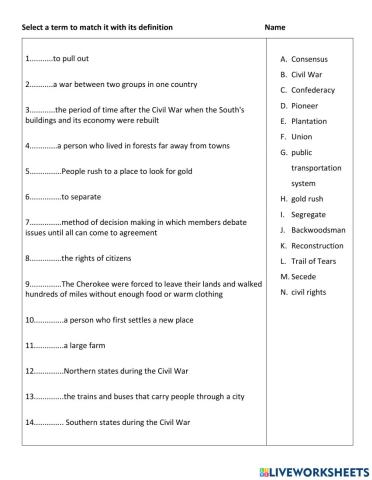 4aTEST- Chapter 7 Vocabulary