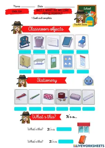 Unit 1:What do we like about school?