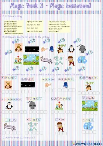 Magic Book 2 Magic Letterland Listening 6