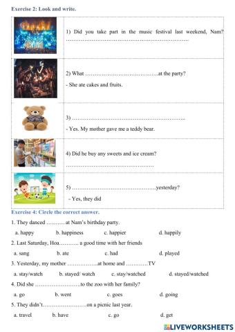 TA5 - Exercises Unit 3,4