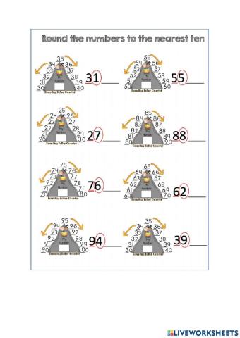 Rounding to the nearest ten