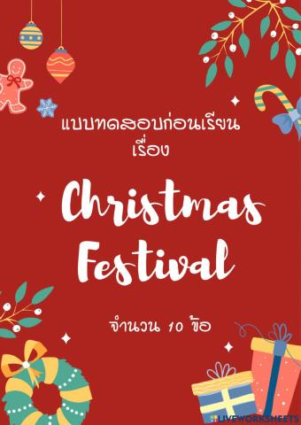 Pre-test : Christmas Festival