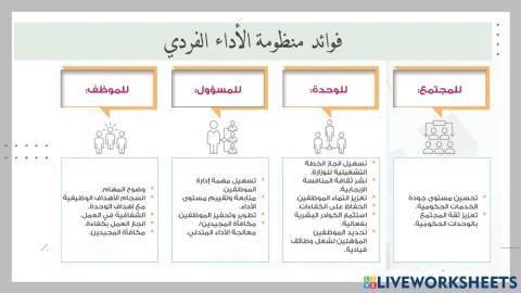 منظومة الأداء الفردي
