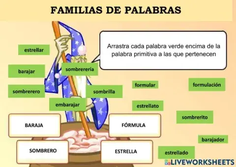 Familia de palabras