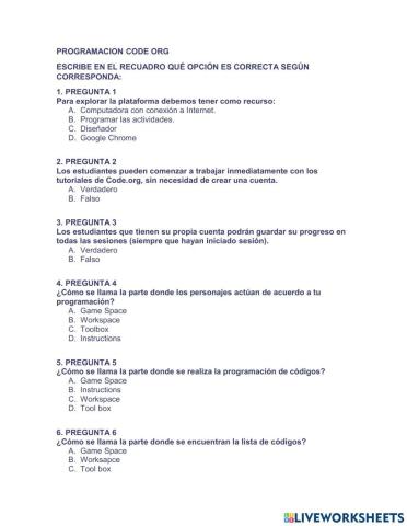 Programacion code org