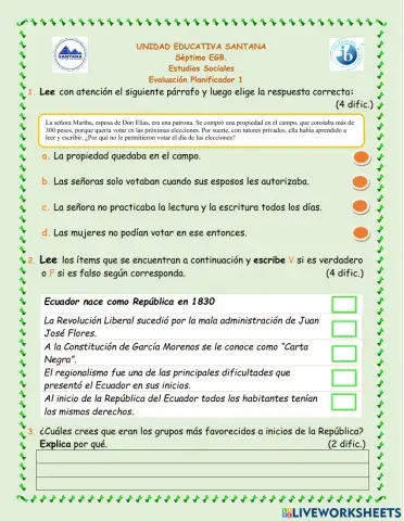 Primeros años Ecuador