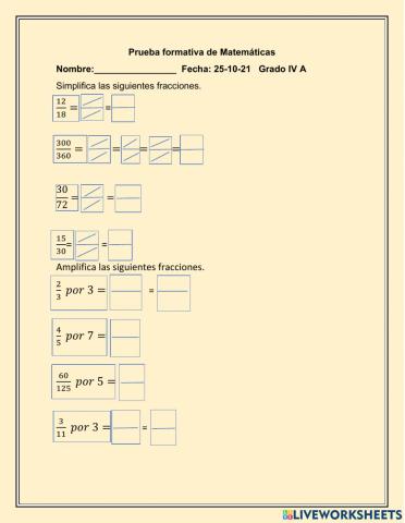 Simplifica y amplifica