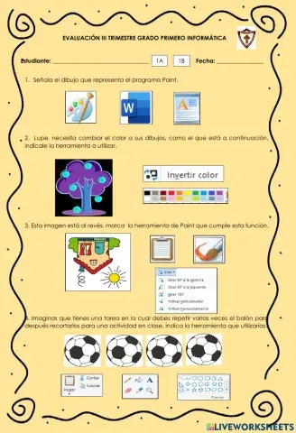 Evaluación III Trimestre Grado Primero