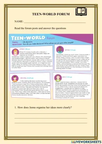 Teen-world forum