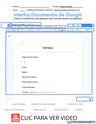 131 Interfaz Documentos de Google