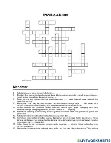 Crossword Ips-9