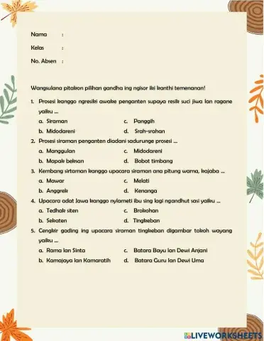 Upacara Siraman Adat Jawa