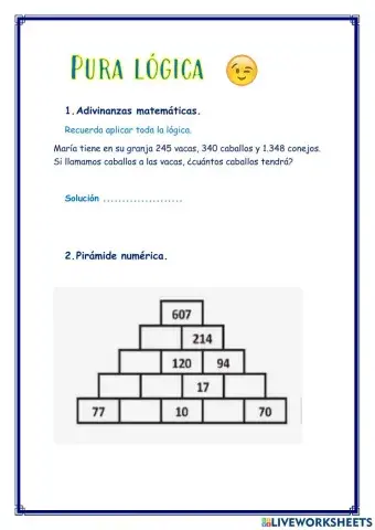 Retos matemáticos