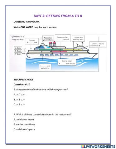 COMPLETE IELTS 4-5 Unit 3 Listening SB