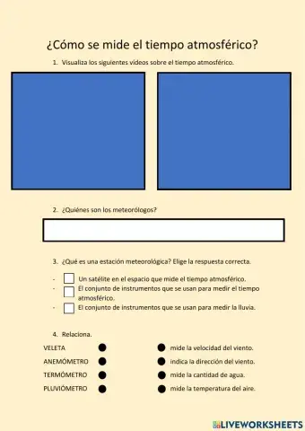 ¿Cómo se mide el tiempo atmosférico?