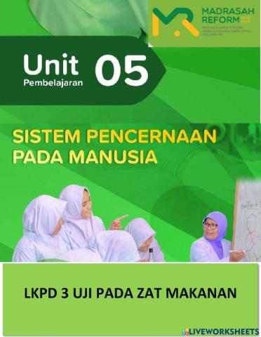 LKPD  3 Uji Makanan