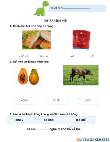 Ôn tập giữa kì 1