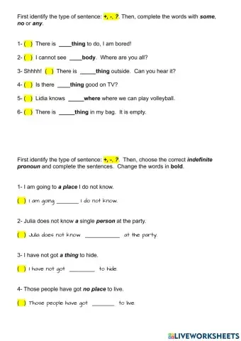 Unit 1 Grammar - Vocabulary Reinforcement