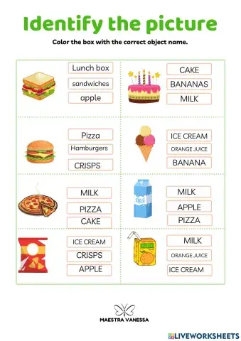 The food scelta multipla