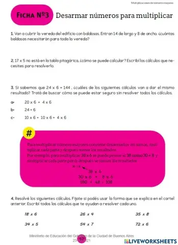 Ficha 3 pag 43 trayectorias 2