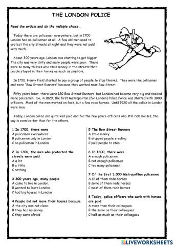 London Police KET Reader