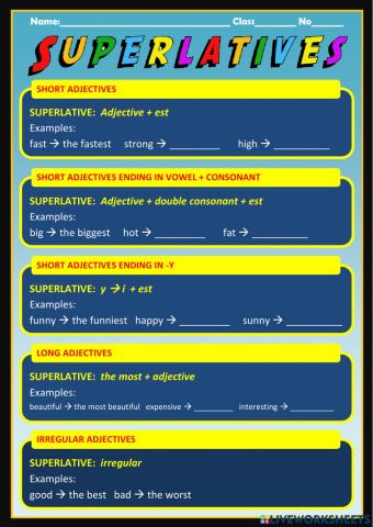 Superlative Adjectives
