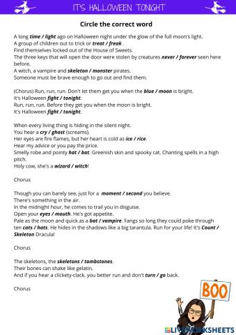 It's Halloween tonight - The singing Walrus