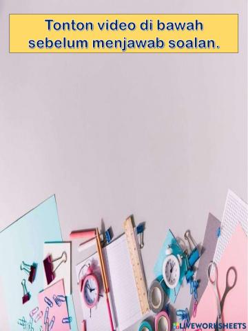 Sains Tahun 1 (Bumi)