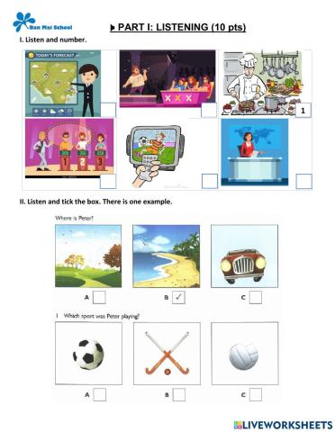 Mid term 1 - listening