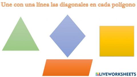 Diagonales de Polígonos regulares