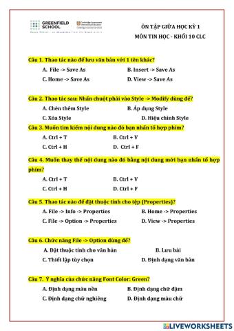 Khoi 10 -On tap GHK1