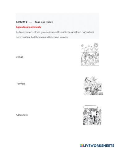 Community and agriculture