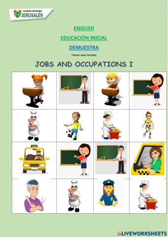 Jobs and Occupations I