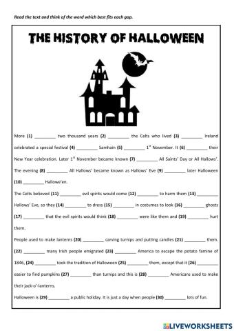 The history of Halloween