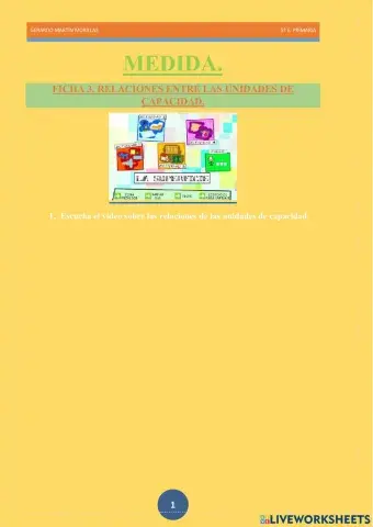 Medida. Ficha 3.