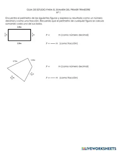 Problemas con fracciones y decimales