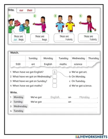 Grade 3 unit 3 lesson 2