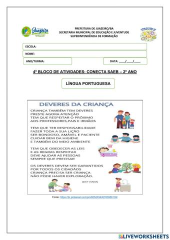 Revisão de português