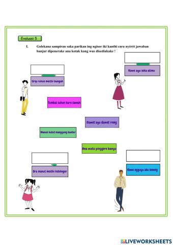 Evaluasi 5 Modul Parikan