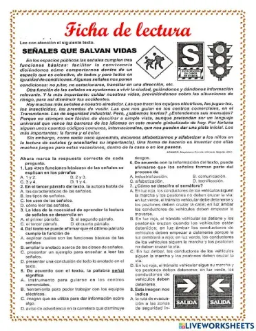 Señales que salvan vidas