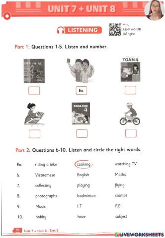 G4-U 7+8- test 2-listening