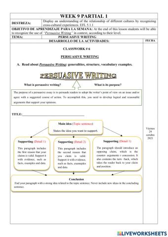 Online Exercises-Persuasive Writing-1st BGU