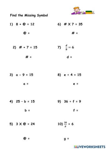 Finding missing symbols